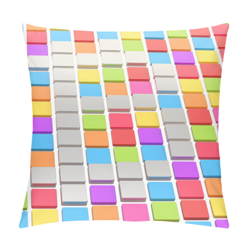 Personality  Bitcoin Sign Made Of Square Tiles Pillow Covers