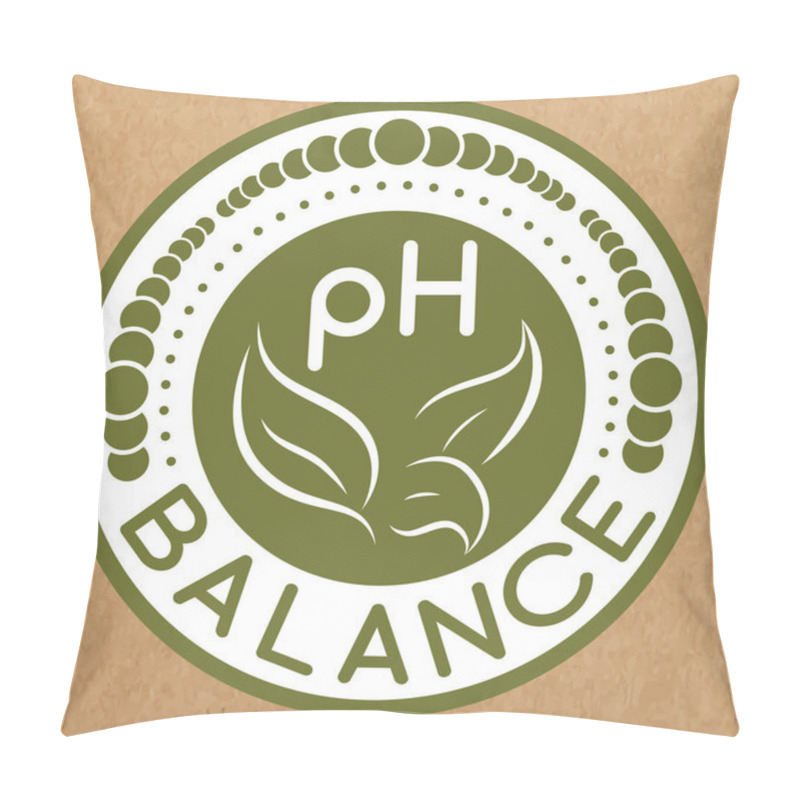 Personality  Ph Balance Badge, Icon, Sticker Layout Pillow Covers