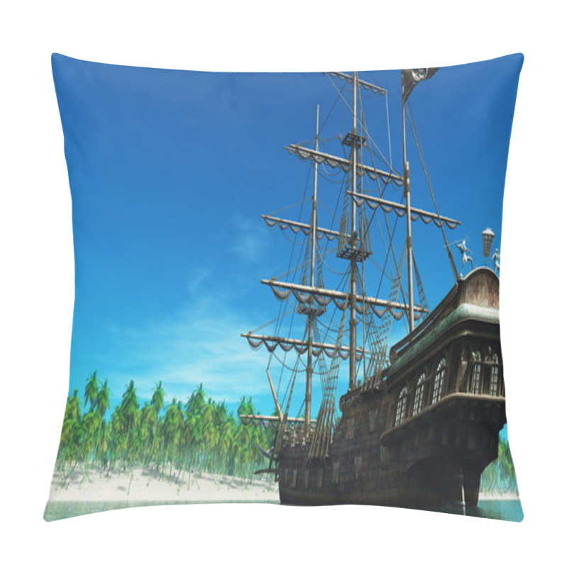 Personality  Sailing Boat Pillow Covers