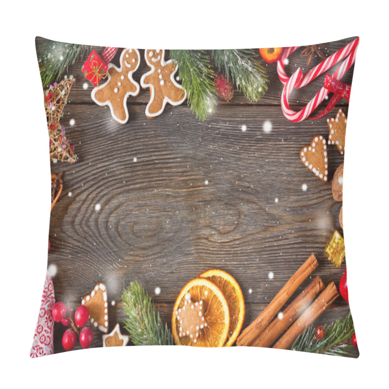 Personality  Sweet Christmas Background. Pillow Covers