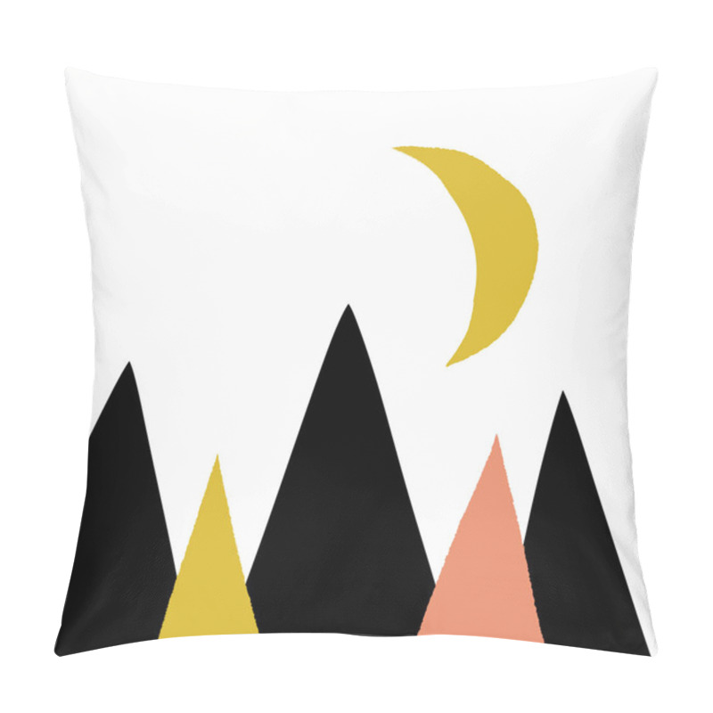 Personality  Vector Hand Drawn Modern Stylish Poster With Pattern In Scandinavian Style Pillow Covers