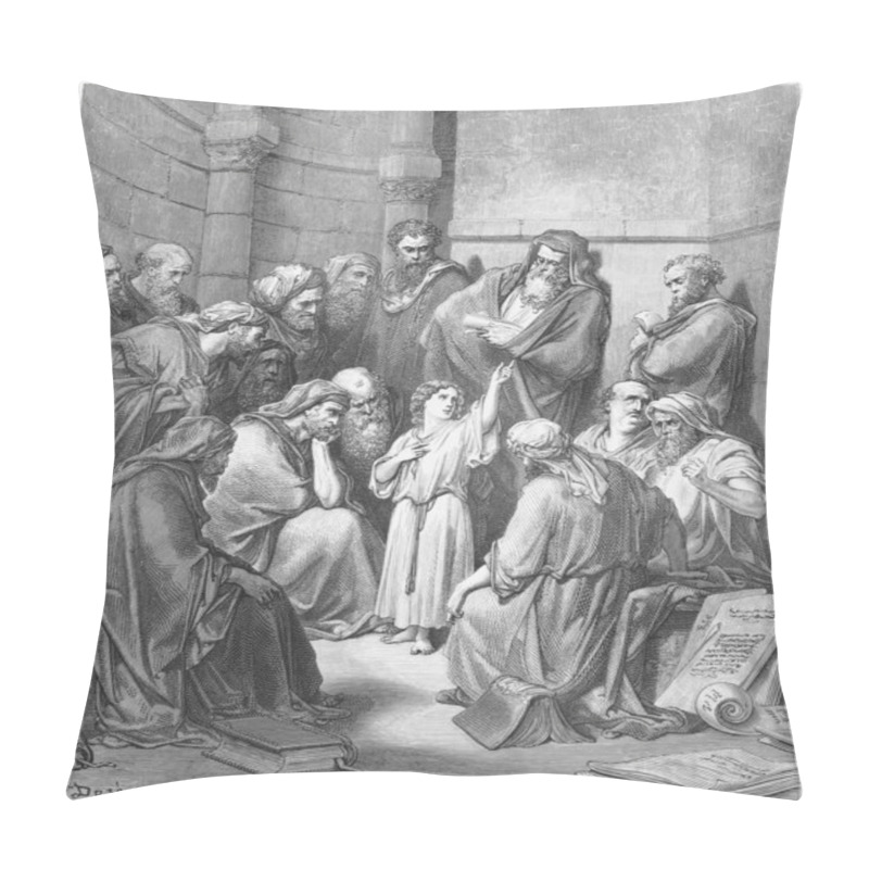 Personality  Jesus With The Doctors Pillow Covers