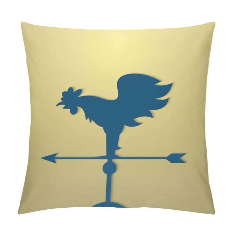 Personality  Rooster Weather Vane Pillow Covers