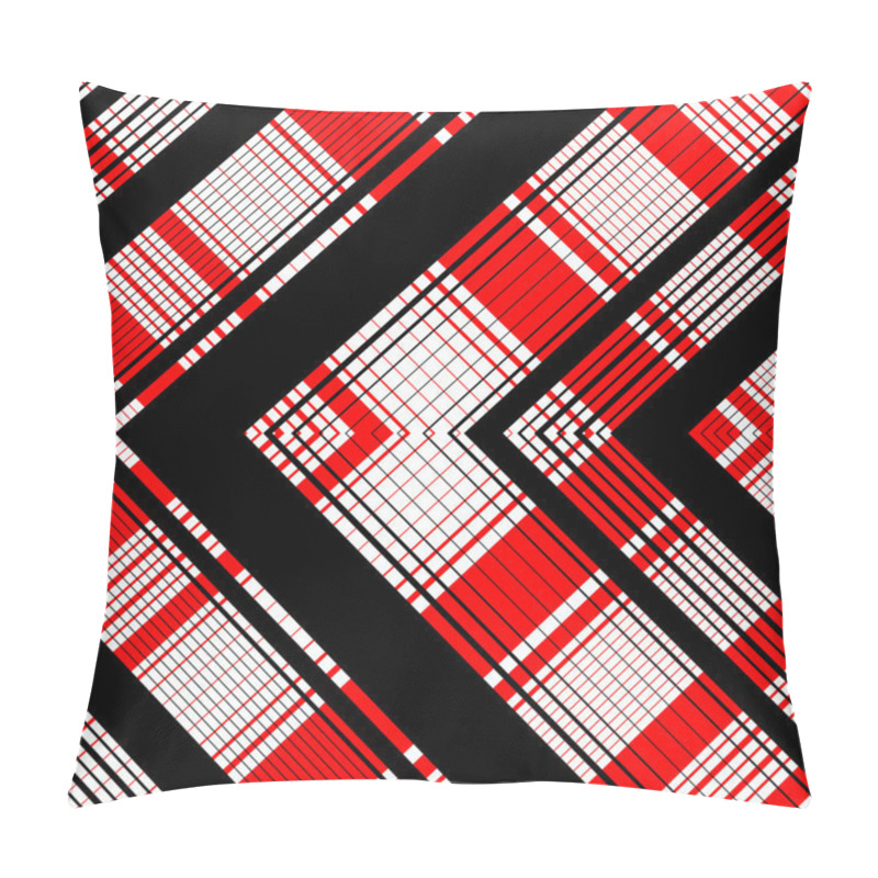 Personality  Seamless Tartan Pattern Pillow Covers