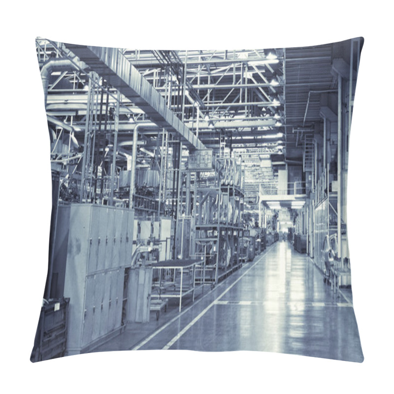 Personality  Toned Shot Of Industrial Background Pillow Covers