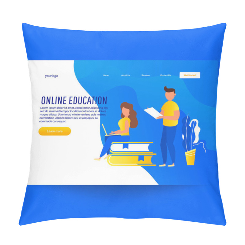 Personality  Online Education Program Pillow Covers