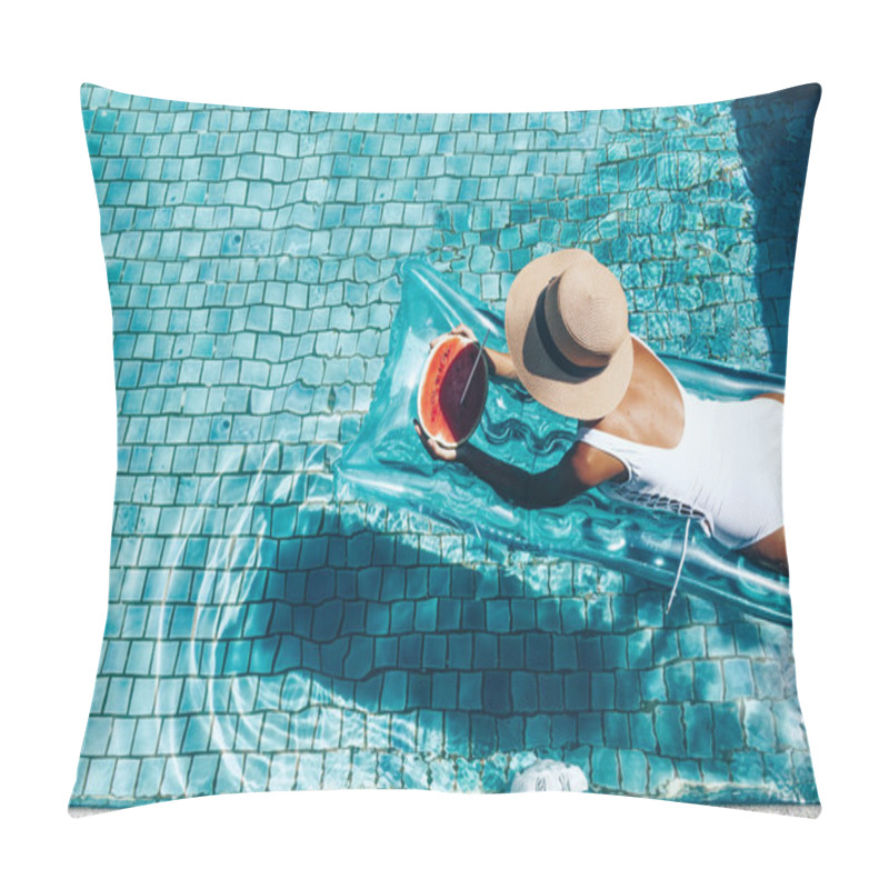 Personality  Watermelon In The Pool Pillow Covers