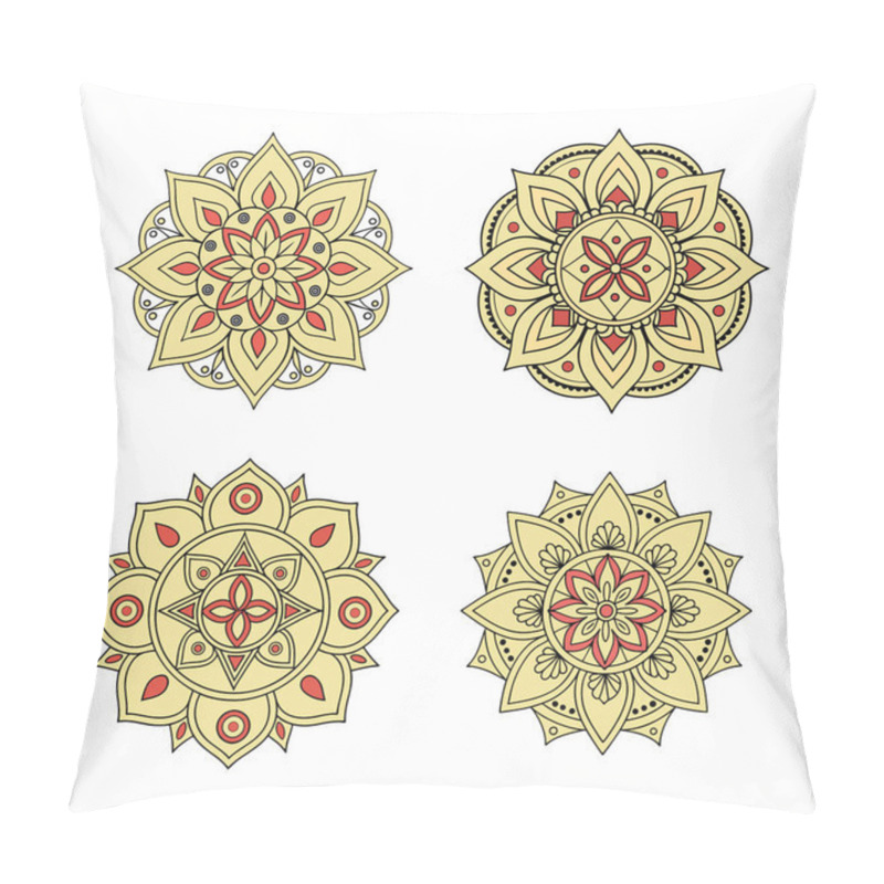 Personality  Indian Traditional Mandala Artwork. Perfect For Use In Creative Projects, Including Wall Art, Tattoos, Yoga-themed Designs, Meditation Visuals, And Digital Or Print Publications. Pillow Covers