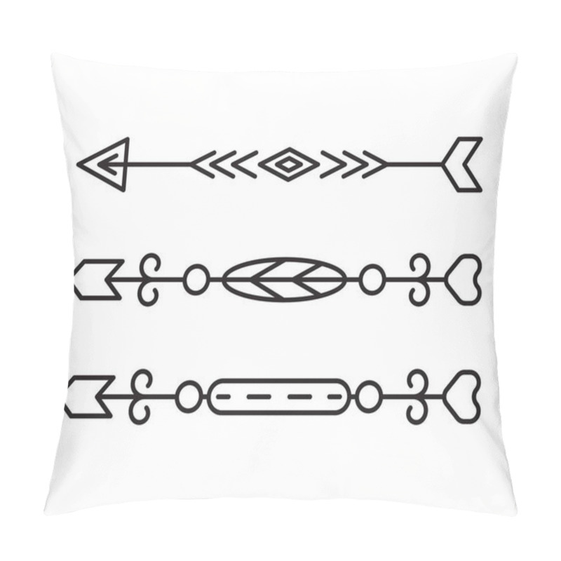 Personality  Arrows Decoration Line Art Illustration Pillow Covers