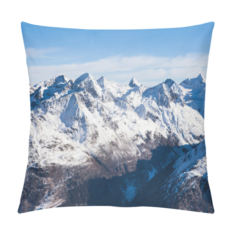 Personality  Mountain Range In Solden Pillow Covers