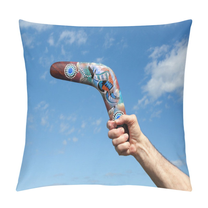 Personality  Throwing A Boomerang Pillow Covers