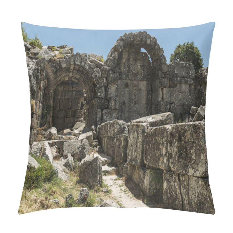 Personality  Antonine Nymphaeum At Sagalassos, Turkey  Pillow Covers