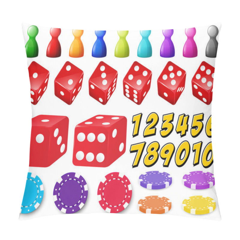 Personality  Game Set Pillow Covers