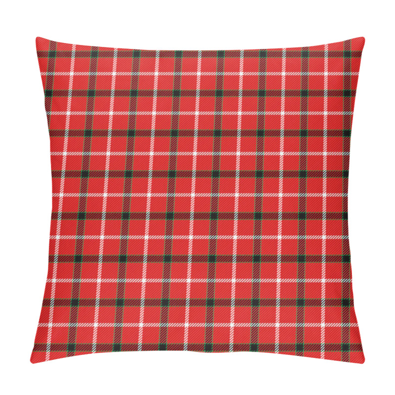 Personality  Christmas New Year Tartan. Pattern Scottish Cage Pillow Covers