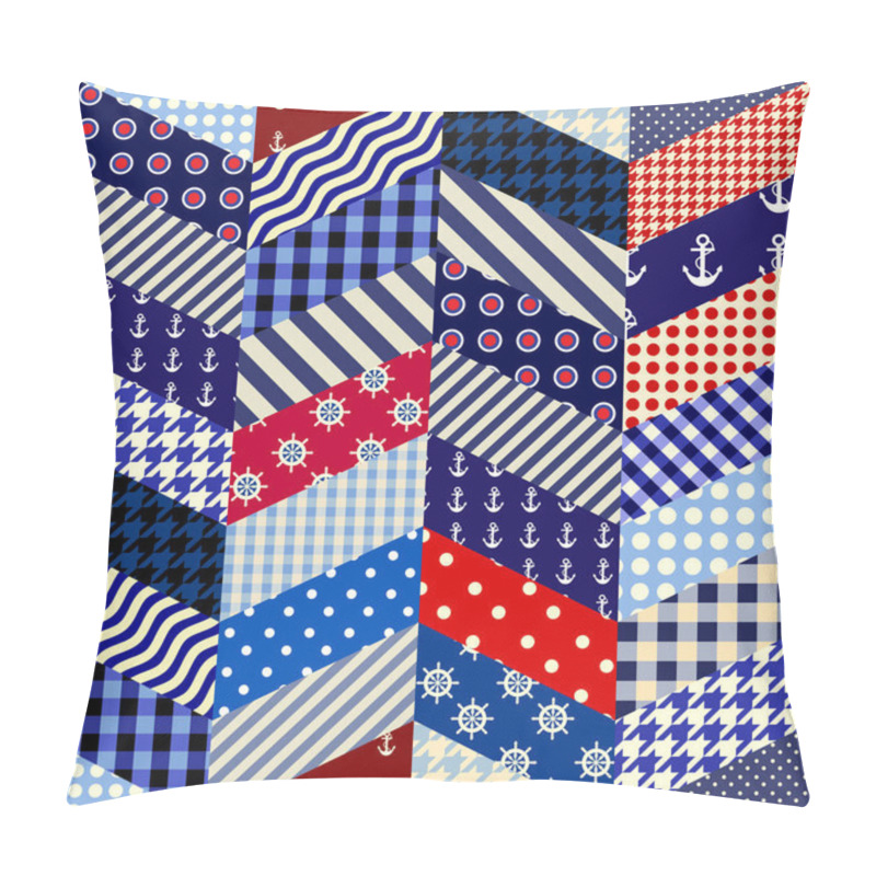 Personality  Imitation Of A Patchwork Pillow Covers