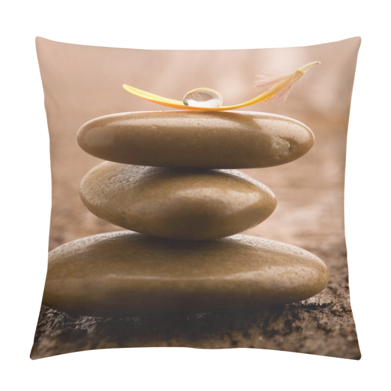 Personality  Pile Of Massage Stones Pillow Covers