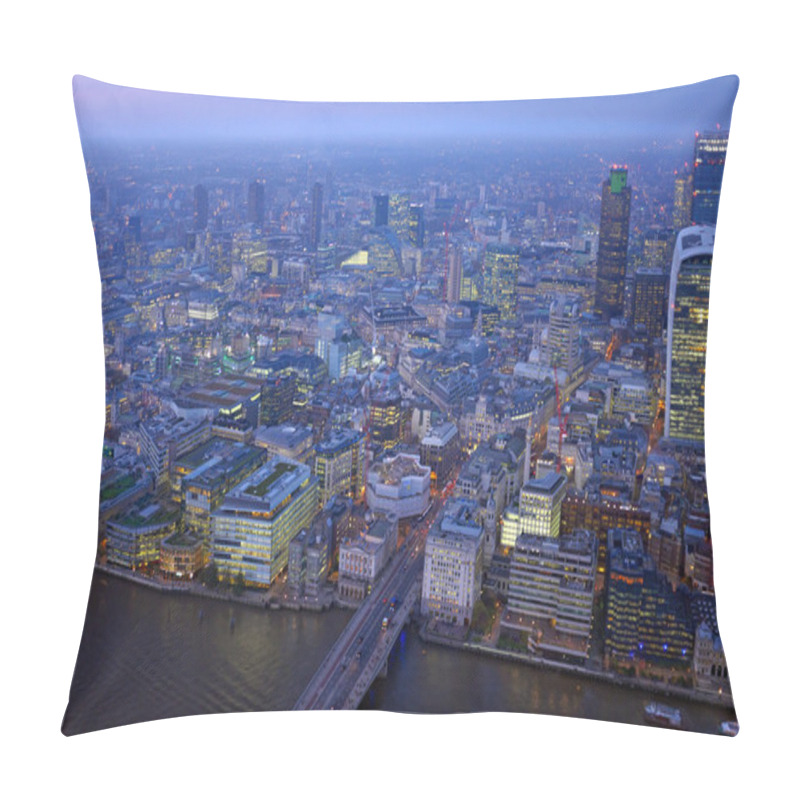 Personality  London Rooftop View Panorama Pillow Covers