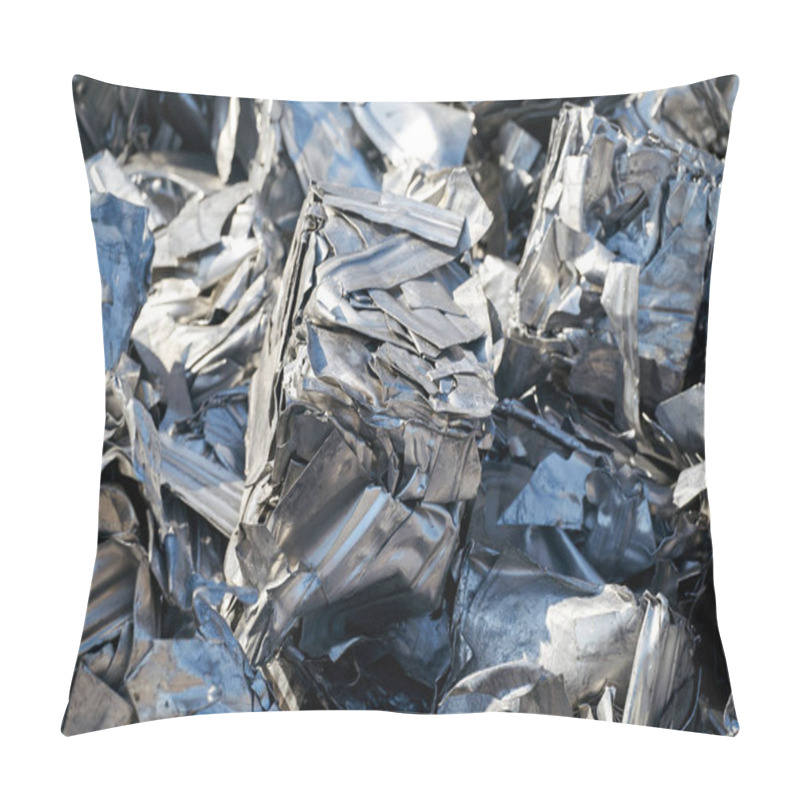 Personality   Scrap Metal At A Scrap Yard In The Port In Magdeburg In Germany                               Pillow Covers