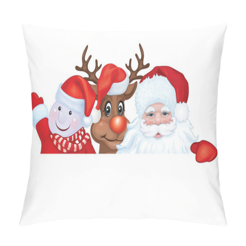 Personality  Santa Claus Pillow Covers