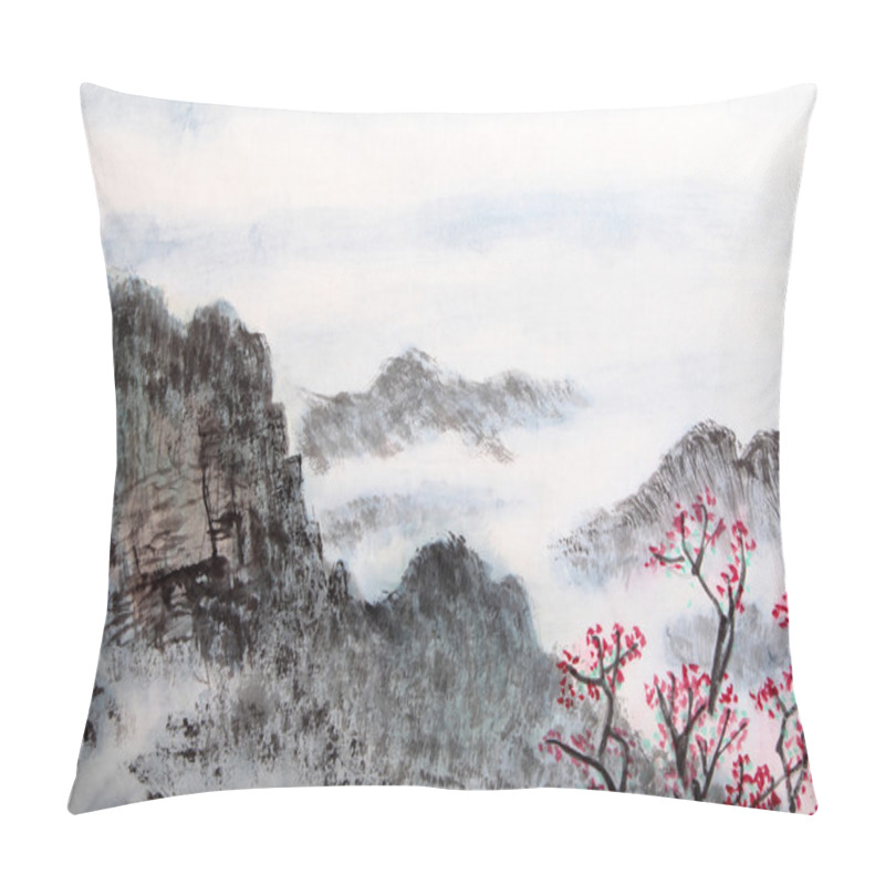 Personality  Traditional Chinese Painting , Landscape Pillow Covers