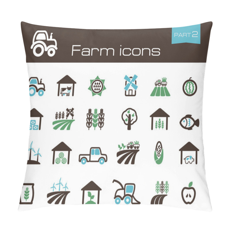 Personality  Farm Icons Part 2 Pillow Covers