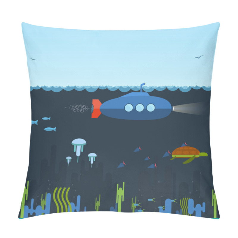 Personality  Submarine  Pillow Covers