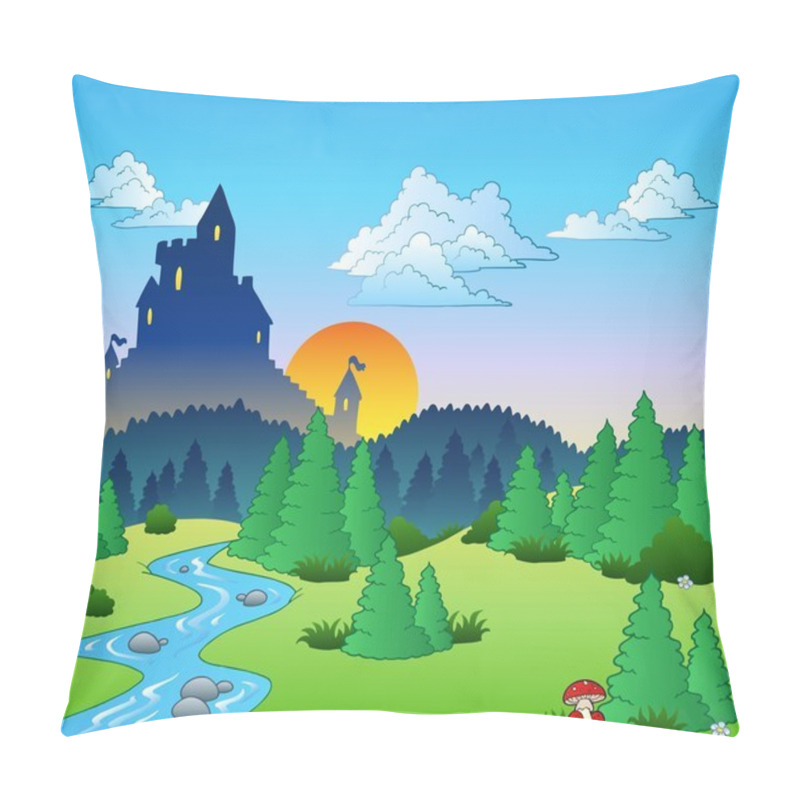 Personality  Fairy Tale Landscape 1 Pillow Covers