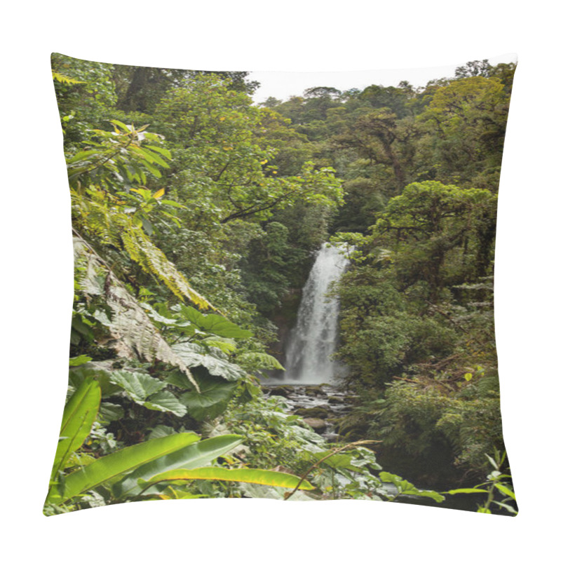 Personality  Costa Rican Waterfall In The Jungle Taken In February 2017 Pillow Covers