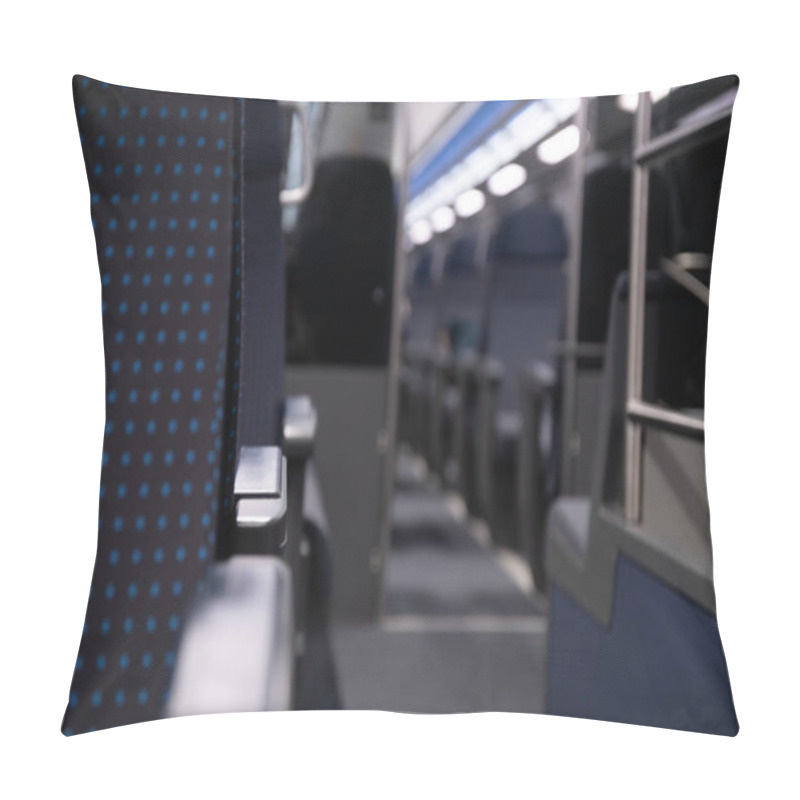 Personality  SBB CFF FFS Swiss Train Seat Close Up Public Transit Switzerland Passenger Railway Network Pillow Covers