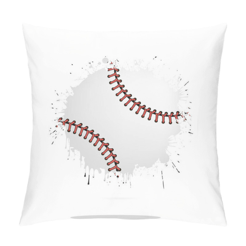 Personality  Background Abstract Baseball Ball From Blots Pillow Covers