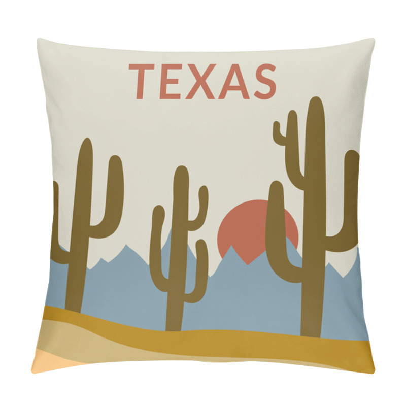 Personality  Texas T-shirt Design Pillow Covers