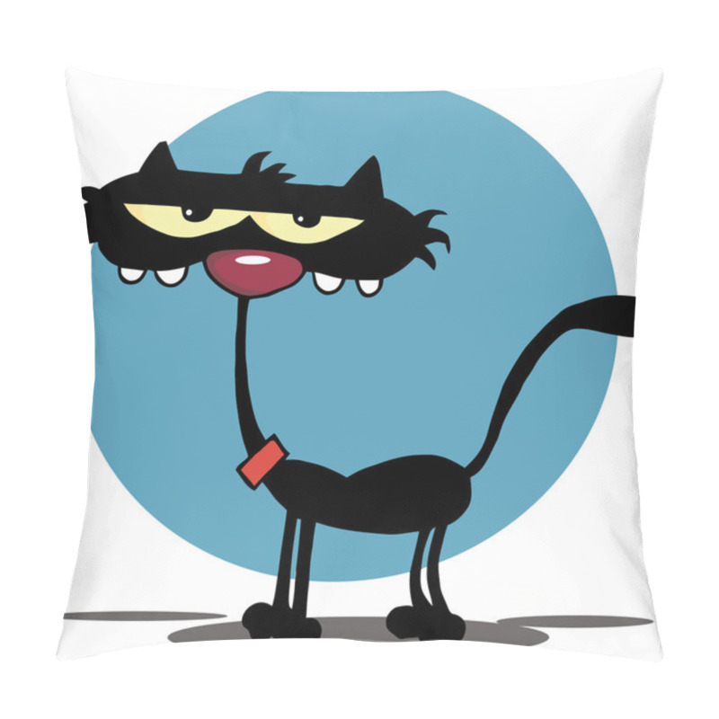 Personality  Black Cat Cartoon Character Pillow Covers