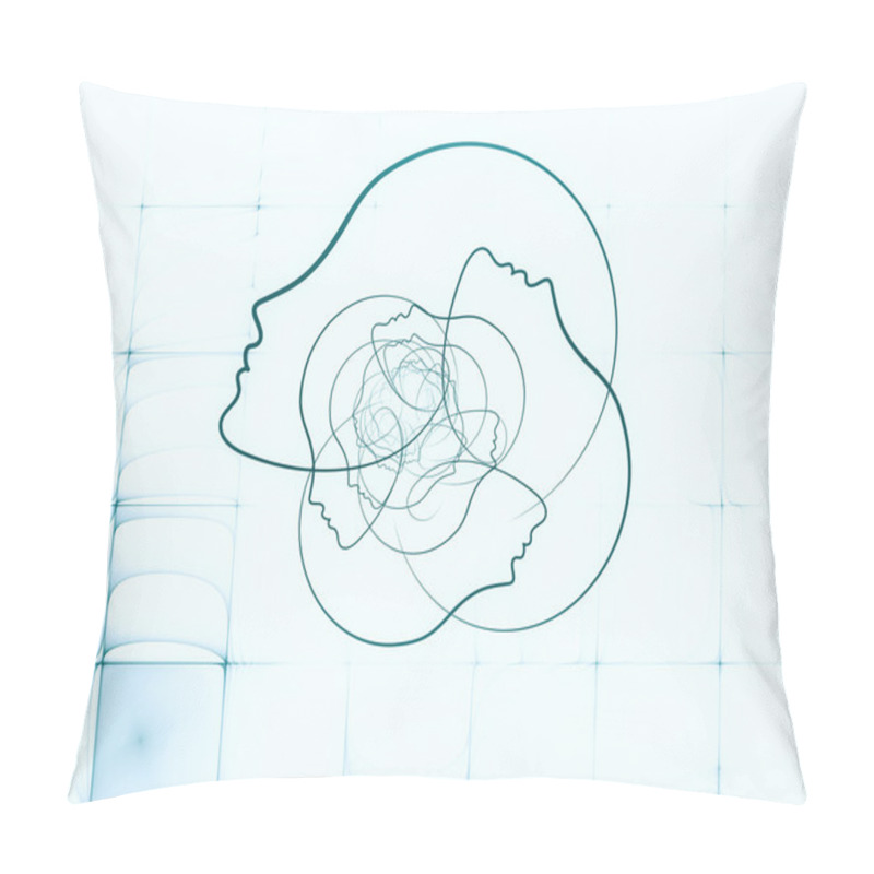 Personality  The Meditations On Soul Geometry Pillow Covers