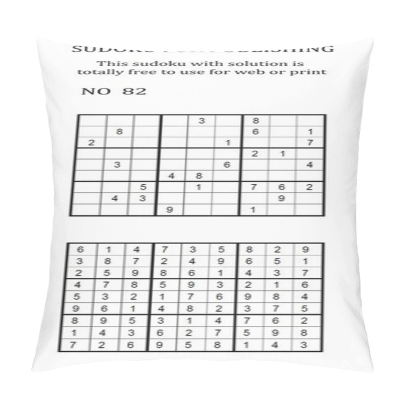 Personality  Sudoku With Solution. Free To Use On Your Website Or In Print.  Pillow Covers