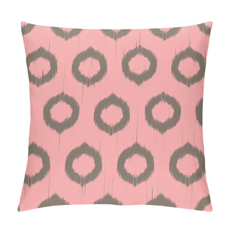 Personality  Vector Seamless Ikat Pattern Pillow Covers