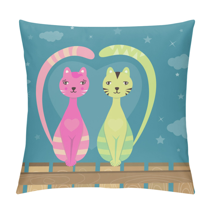 Personality  Love Cats Pillow Covers