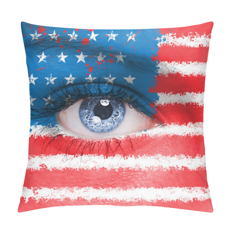 Personality  USA Flag Pillow Covers