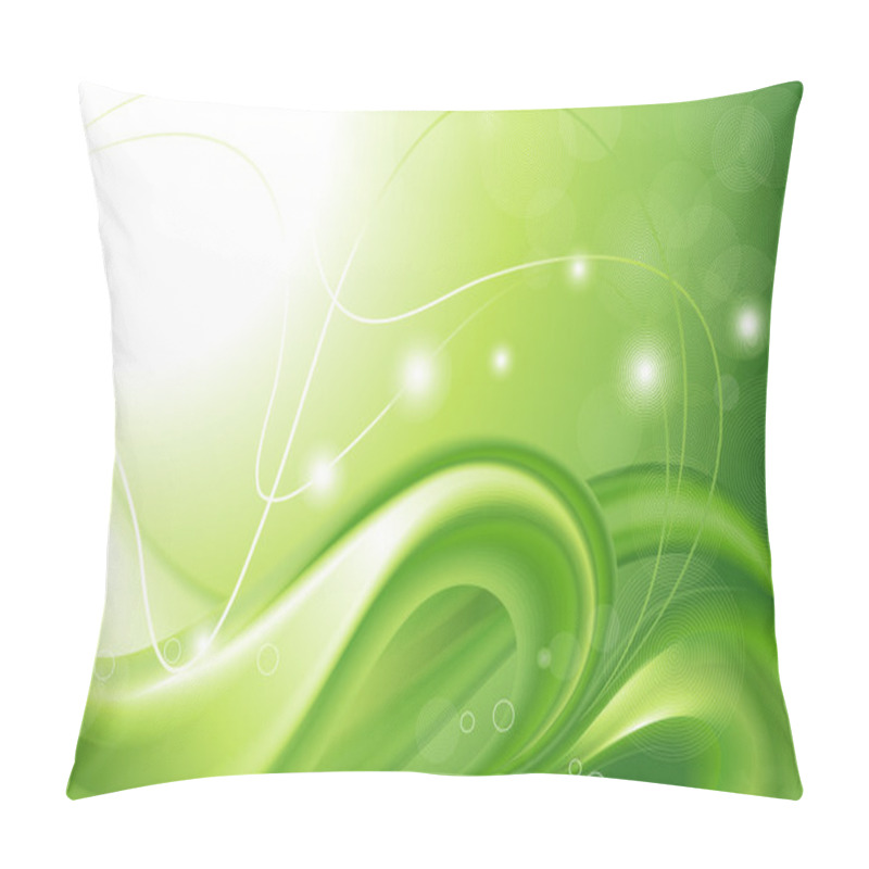 Personality  Abstract Green Background Pillow Covers