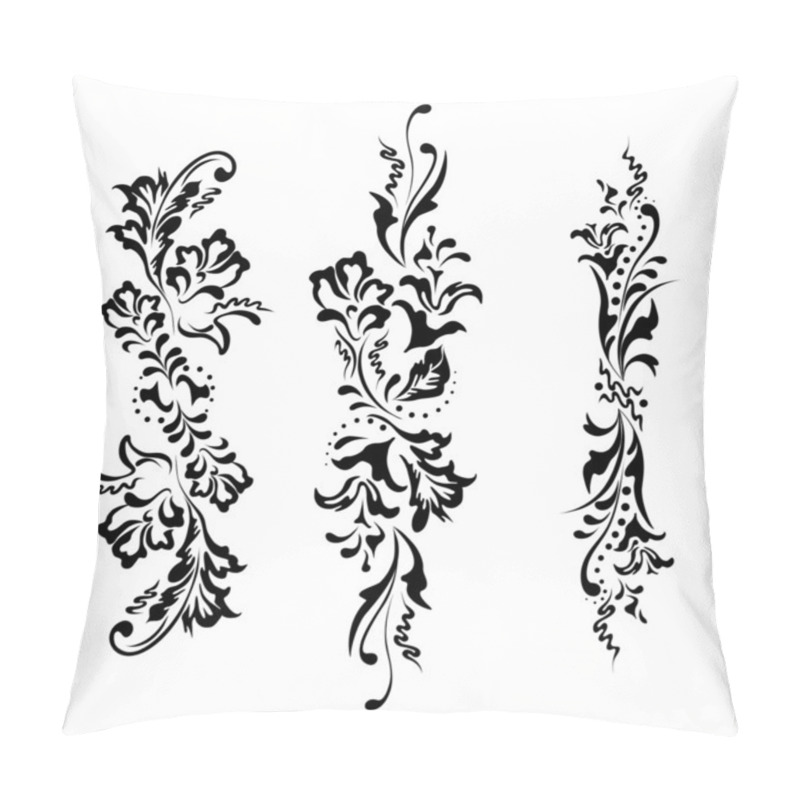 Personality  Vector Elements For Design Flowers And Ornaments Floral Pillow Covers