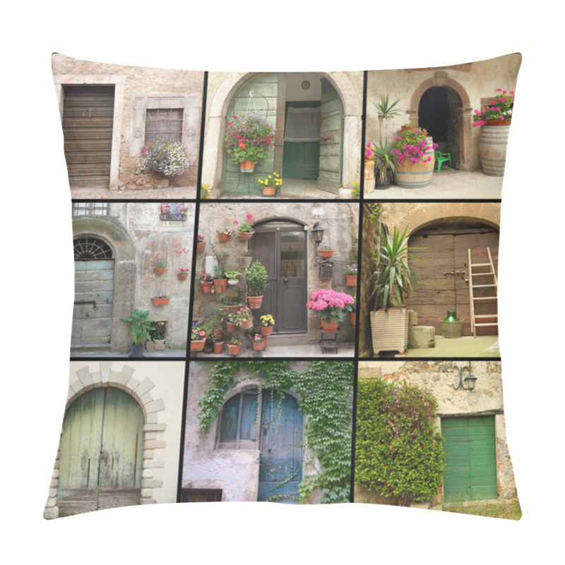 Personality  Country Doors Collage Pillow Covers