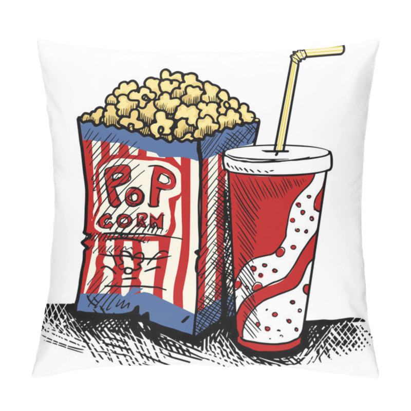 Personality  Cinema Junk Food Pillow Covers