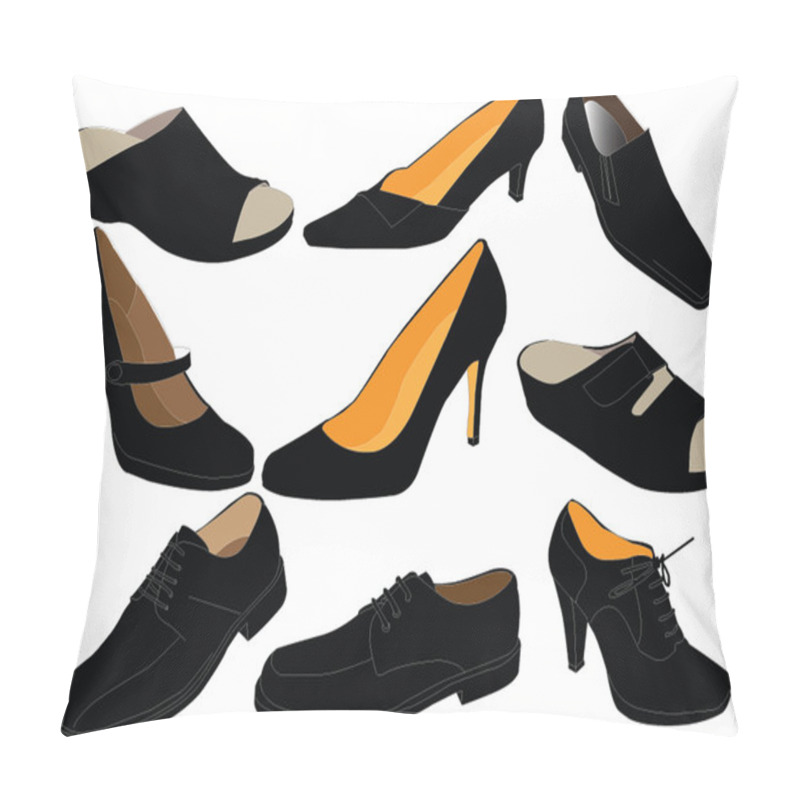 Personality  Footwear Collection Pillow Covers