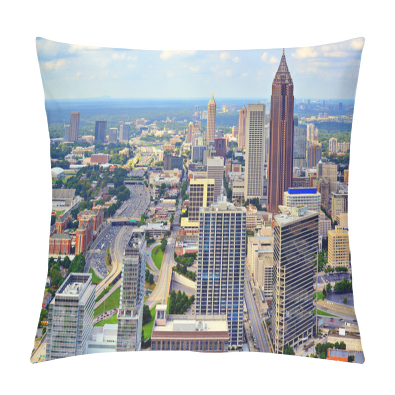 Personality  Atlanta Skyline Pillow Covers