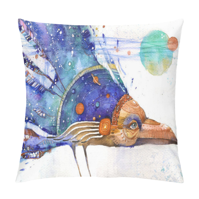 Personality  Indian Universe Raven Pillow Covers