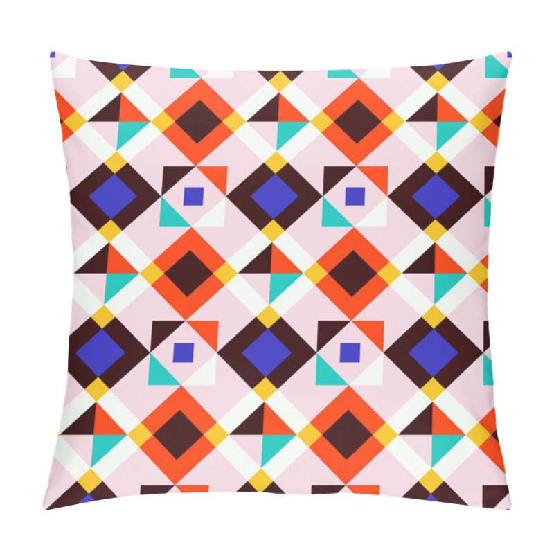 Personality  Pattern With Different Geometrical Shapes. Pillow Covers