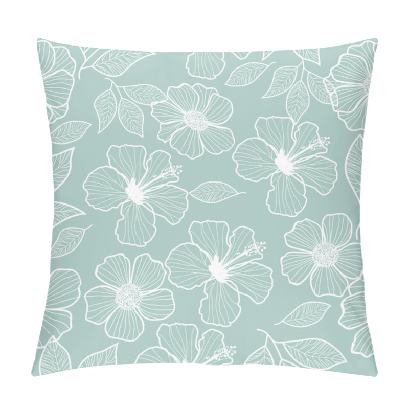 Personality  Vector Flowers Seamless Pattern Pillow Covers