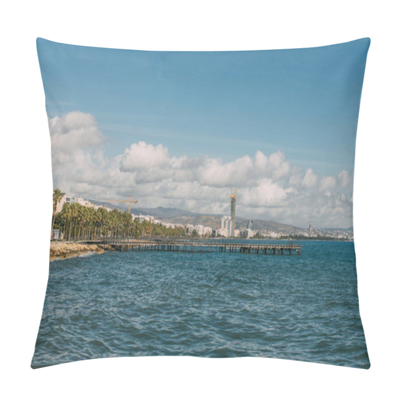 Personality  Coastline Of Mediterranean Sea In Cyprus   Pillow Covers