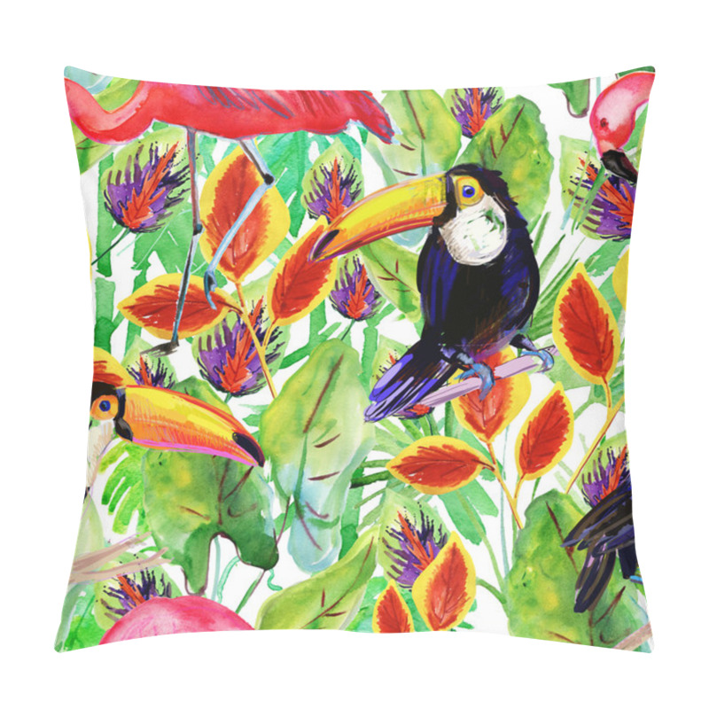 Personality  Tropical Seamless Pattern. Pillow Covers