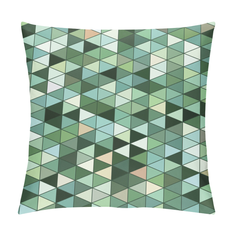 Personality  Pattern Geometric. Background With Triangles Pillow Covers