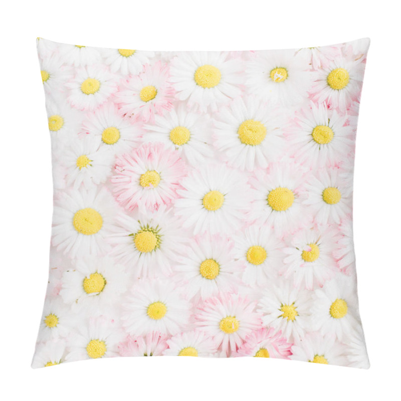 Personality   White And Pink Chamomile Daisy Flowers Pillow Covers